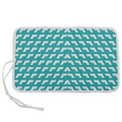 Background Pattern Colored Pen Storage Case (l)