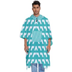 Background Pattern Colored Men s Hooded Rain Ponchos by anzea