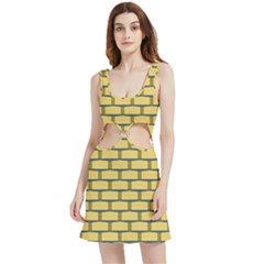 Pattern Wallpaper Velour Cutout Dress by anzea