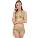 Pattern Wallpaper Tie It Up Bikini Set View1