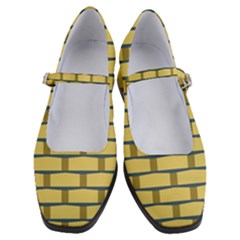 Pattern Wallpaper Women s Mary Jane Shoes