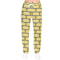 Pattern Wallpaper Women Velvet Drawstring Pants