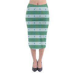 Pattern Triangle Midi Pencil Skirt