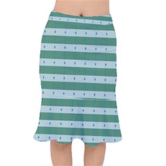 Pattern Triangle Short Mermaid Skirt