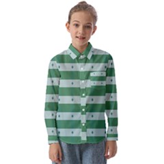 Pattern Triangle Kids  Long Sleeve Shirt by anzea