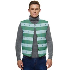 Pattern Triangle Men s Button Up Puffer Vest	