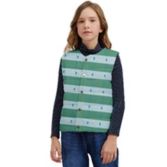 Pattern Triangle Kid s Button Up Puffer Vest	