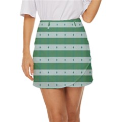 Pattern Triangle Mini Front Wrap Skirt by anzea