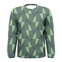 Texture Triangle Men s Long Sleeve T-shirt