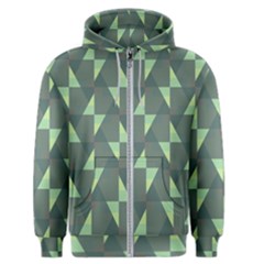 Texture Triangle Men s Zipper Hoodie