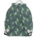 Texture Triangle Top Flap Backpack View3