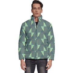 Texture Triangle Men s Puffer Bubble Jacket Coat