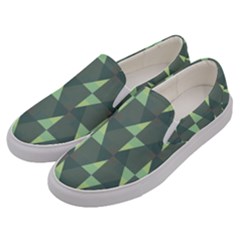 Texture Triangle Men s Canvas Slip Ons