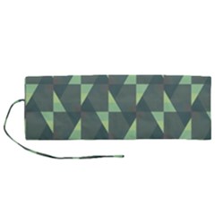 Texture Triangle Roll Up Canvas Pencil Holder (m)