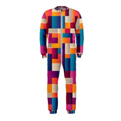 Abstract Geometry Blocks Onepiece Jumpsuit (kids)