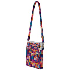 Abstract Geometry Blocks Multi Function Travel Bag