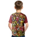 Vivid Cactus Charm Design Pattern Kids  Sport Mesh T-Shirt View2