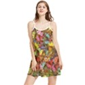 Vivid Cactus Charm Design Pattern Summer Frill Dress View1