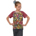 Vivid Cactus Charm Design Pattern Kids  Mesh Piece T-Shirt View1