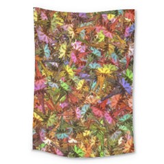 Echinopsis Terscheckii Cactus Motif Random Colored Pattern Large Tapestry