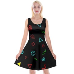 Amoled Reversible Velvet Sleeveless Dress