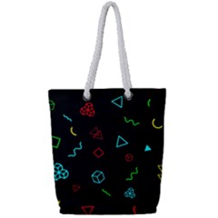 Amoled Full Print Rope Handle Tote (small) by kyorashop23