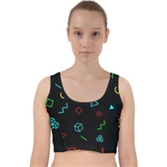 Amoled Velvet Racer Back Crop Top by kyorashop23