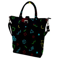 Amoled Buckle Top Tote Bag