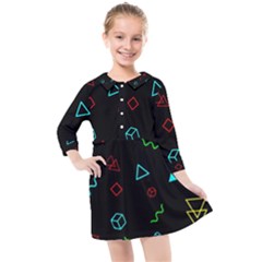 Amoled Kids  Quarter Sleeve Shirt Dress by kyorashop23