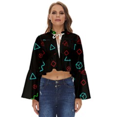 Amoled Boho Long Bell Sleeve Top