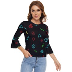 Amoled Bell Sleeve Top