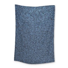 Blue Denim Fabric Small Tapestry