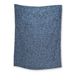 Blue Denim Fabric Medium Tapestry