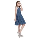 Blue Denim Fabric Kids  Skater Dress View3