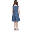 Blue Denim Fabric Kids  Skater Dress View4