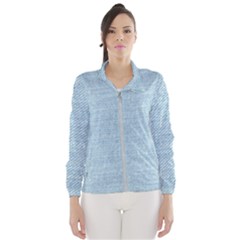 Blue Denim Texture, Macro Women s Windbreaker