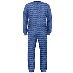 Blue Denim Onepiece Jumpsuit (men)