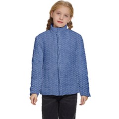 Blue Denim Kids  Puffer Bubble Jacket Coat by kyorashop23