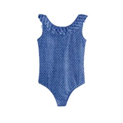 Blue Denim Kids  Frill Swimsuit by kyorashop23