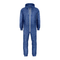 Blue Denim Hooded Jumpsuit (kids)