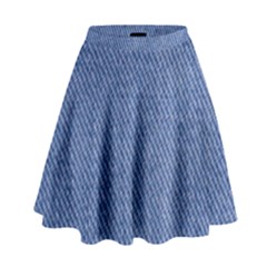 Blue Denim High Waist Skirt by kyorashop23