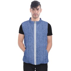 Blue Denim Men s Puffer Vest