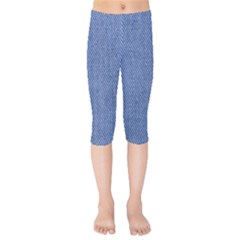 Blue Denim Kids  Capri Leggings 