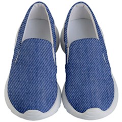 Blue Denim Kids Lightweight Slip Ons by kyorashop23