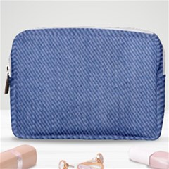 Blue Denim Make Up Pouch (medium) by kyorashop23