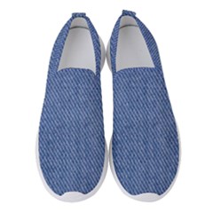 Blue Denim Women s Slip On Sneakers by kyorashop23