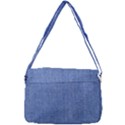 Blue Denim Courier Bag View3