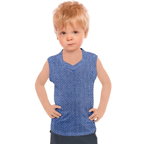 Blue Denim Kids  Sport Tank Top by kyorashop23