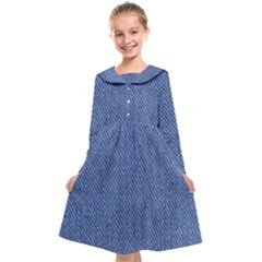 Blue Denim Kids  Midi Sailor Dress by kyorashop23