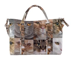 Breeds Of Cats Collage Carry-on Travel Shoulder Bag by kyorashop23